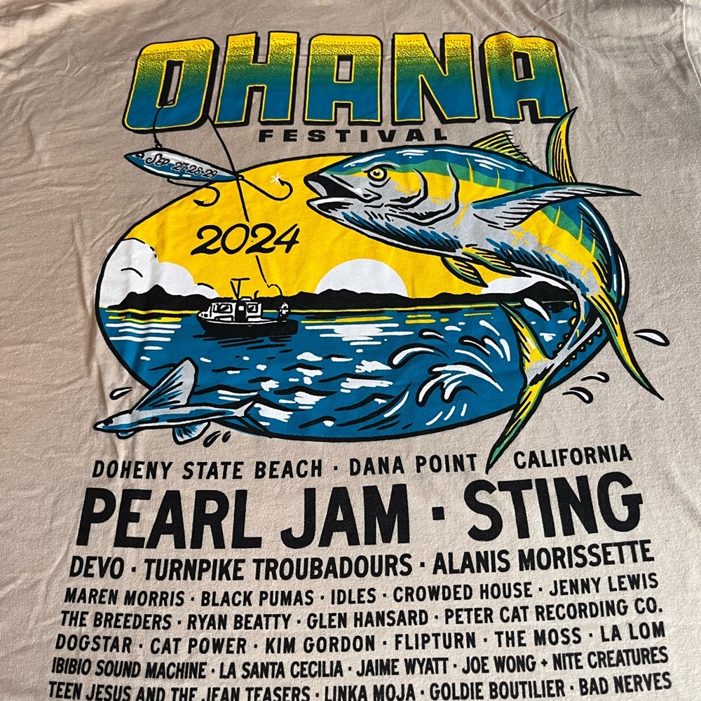 Pearl Jam 2024 - Ohana Festival Tee - Picture 4 of 4